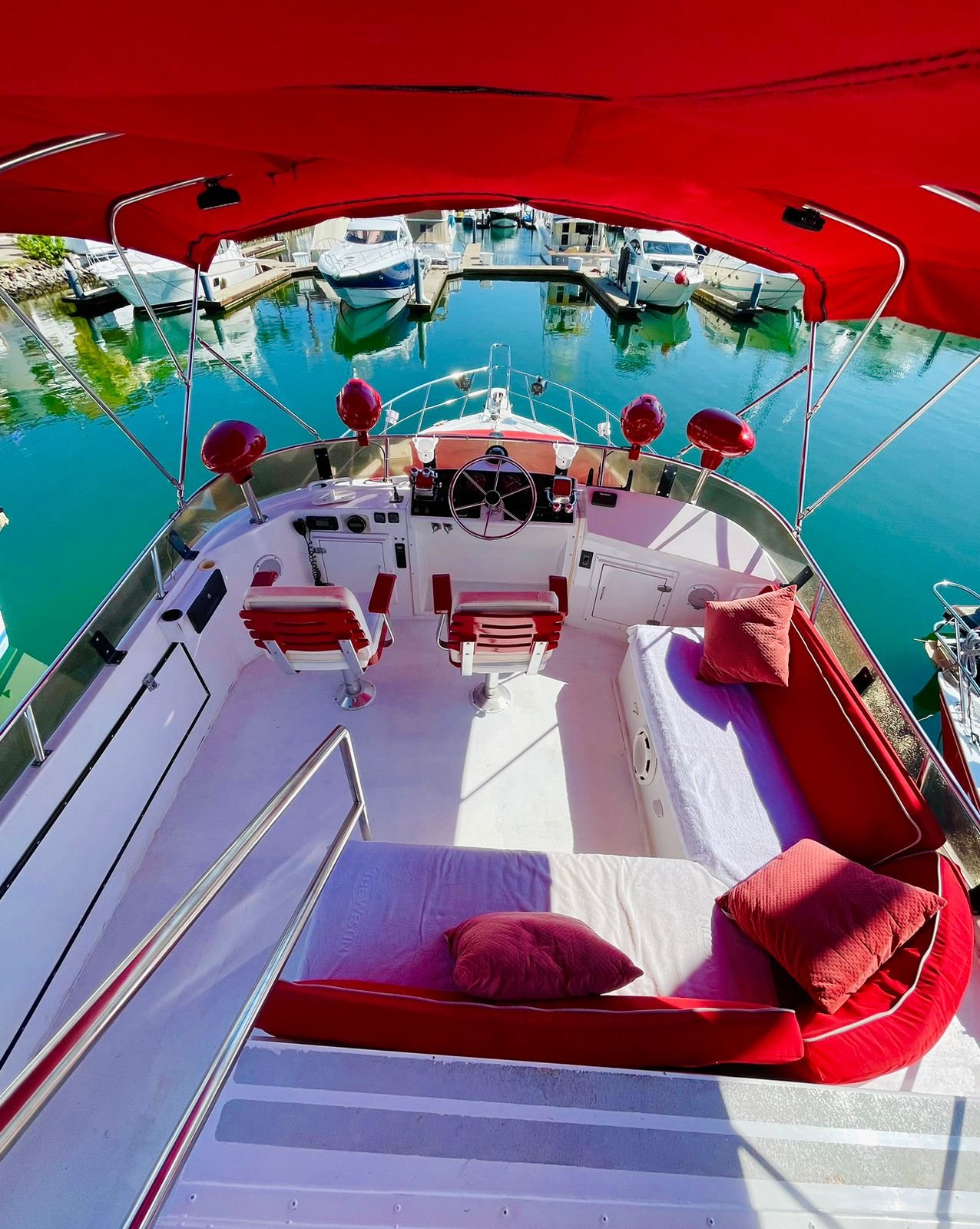 Private celebration on board